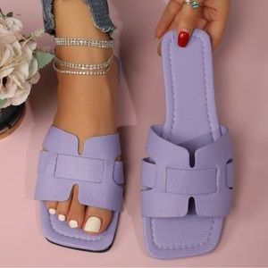 Snakeskin Embossed Flats